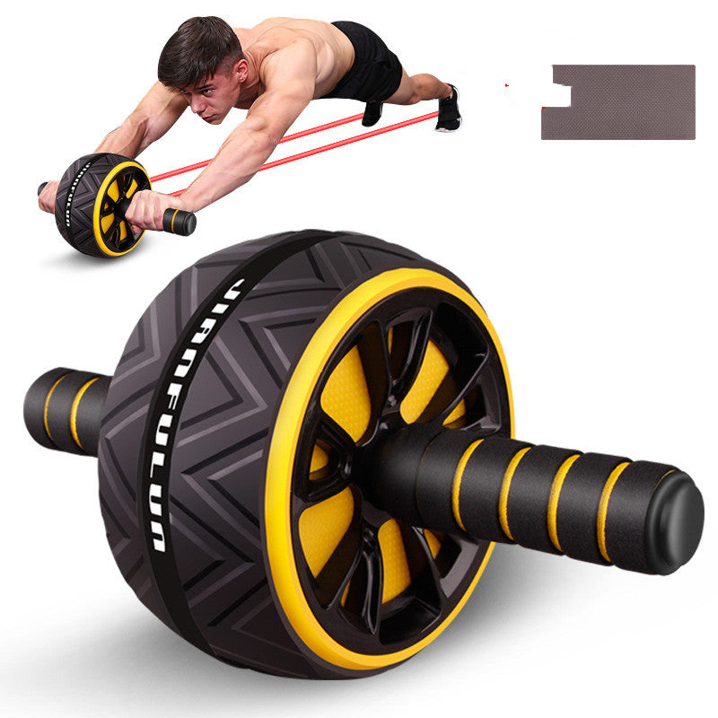 Silent Abdominal Muscle Trainer: Exercise Wheel for Men and Women, Fitness Tool for Weight Loss and Core Strength