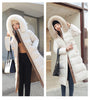 Over-the-knee Down Cotton Jacket Thickened Cotton-padded Coat