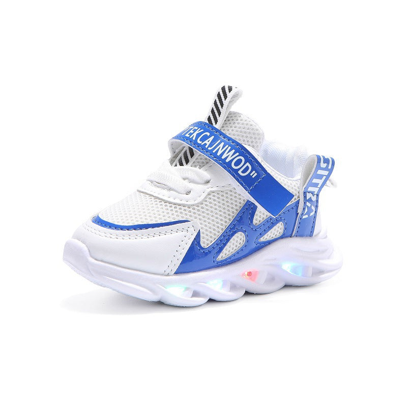 Children's Mesh Breathable Luminous Casual Sports Shoes