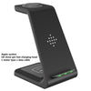 3-in-1 Fast Charging Station with Wireless Charger Stand and Quick Charge Dock for Phones