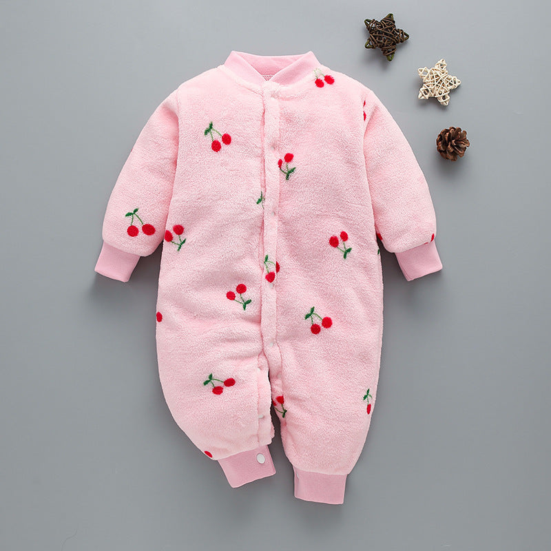 Thickened Baby Clothes for Fall-Winter Seasons, Suitable for 3 to 18 Months