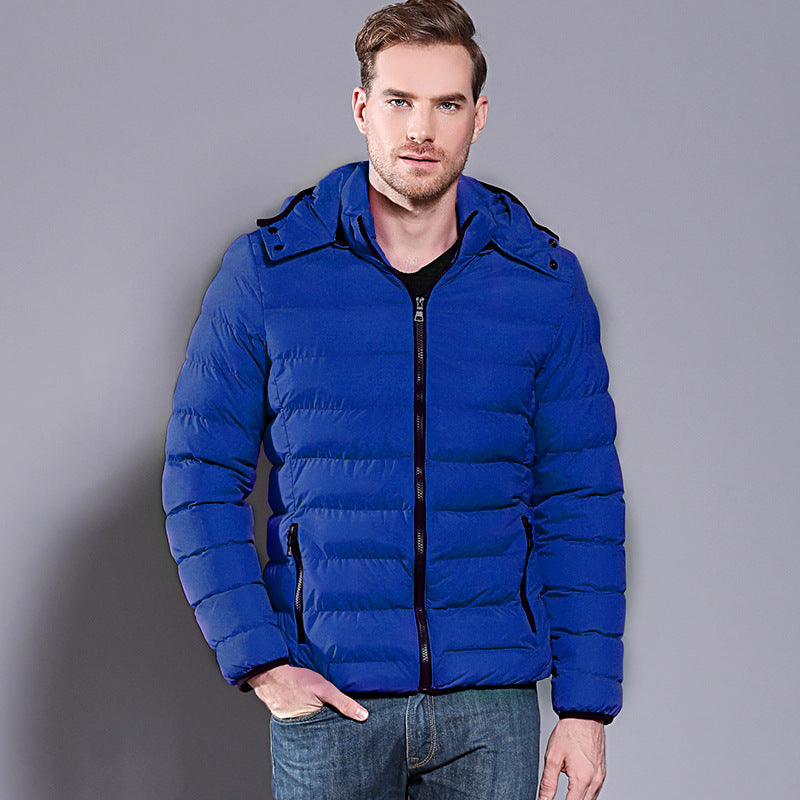 Men's Winter Hooded Down Cotton Padded Jacket