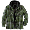 Loose Hooded Polyester Jacket with Thickened Cotton Padding for Men