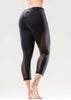 L'espace Low-Waisted Capri Leggings with Mesh Panels and Reflective