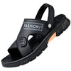 Summer Cowhide Sandals for Men: Comfortable Beach Footwear