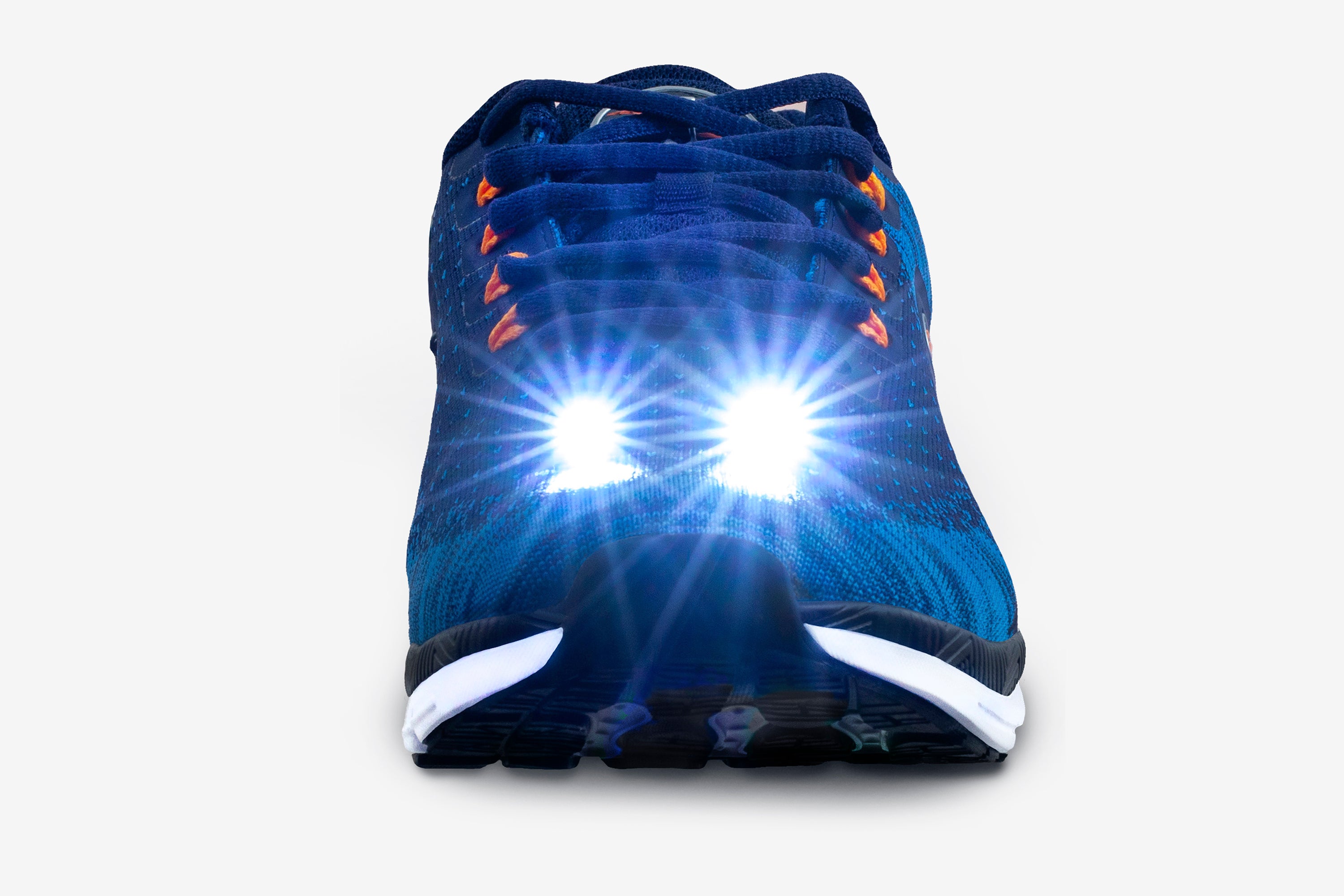 Night Runner Shoes for Men with Integrated Safety Lights