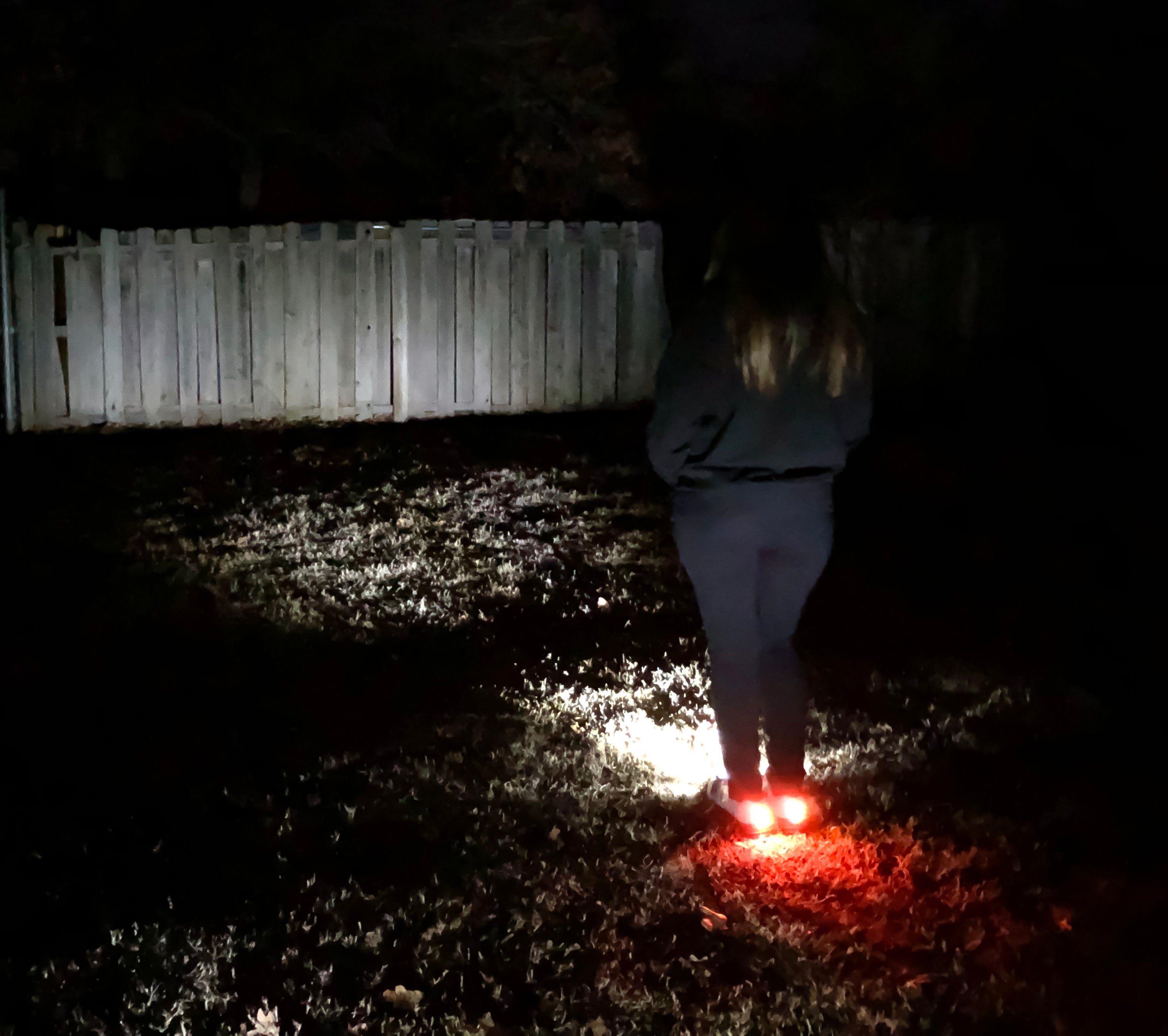 Women's Night Runner Shoes With Built-in Safety Lights