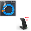 3-in-1 Fast Charging Station with Wireless Charger Stand and Quick Charge Dock for Phones