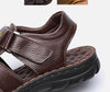 Men's Casual Beach Shoes with Non-Slip Velcro Design