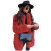 Women's Solid Color Long Sleeve Lapel Faux Fur Coat with a Stylish Temperament