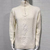 Turtleneck Zipper Knitted Sweater with Long Sleeves