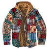 Autumn And Winter Thick Cotton-padded Jacket Non-positioning Printing Hooded Jacket