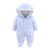 Winter Baby Jumpsuit Newborn Warm Thick Baby Romper