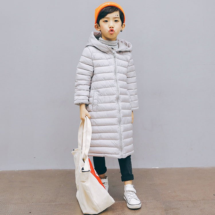 Winter Warm Children Cotton Clothing Mid Length