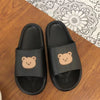 Adorable Bear Slippers for Summer Beach and Bathroom Use