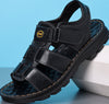 Men's Casual Beach Shoes with Non-Slip Velcro Design