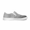 Men's Grey Canvas Slip-on Low Top Fashion Shoes