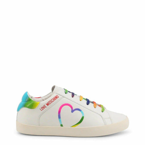 Women's Fashion Sneakers with Rainbow Heart Design